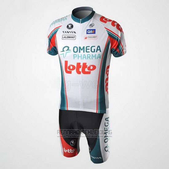 2010 Fahrradbekleidung Omega Pharma Lotto Champion Italien Trikot Kurzarm und Tragerhose